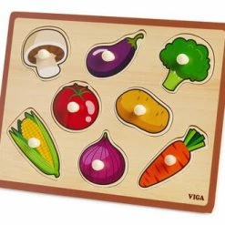 VIGA Knottepuslespill Grønnsak