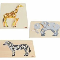 Viga Knottepuslespill Jungel 3-pack