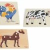 Viga Knottepuslespill Bondegård 3-pack
