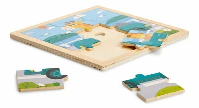 VIGA Puslespill 4-pack Kjøretøy 5 VIGA Puslespill 4-pack Kjøretøy - Bilde 3