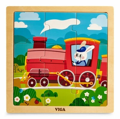 VIGA Puslespill 4-pack Kjøretøy 9 VIGA Puslespill 4-pack Kjøretøy - Bilde 7