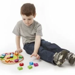 Melissa & Doug Trepuslespill Tren På Klokka -jollyroom Salg 451118