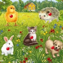 Egmont Kärnan Knottpuslespill Søte Dyr, 5 Biter