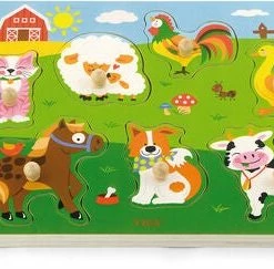 VIGA Puslespill Med Lyd Dyr