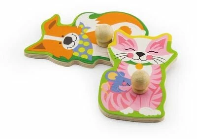 VIGA Puslespill Med Lyd Dyr 4 VIGA Puslespill Med Lyd Dyr - Bilde 3