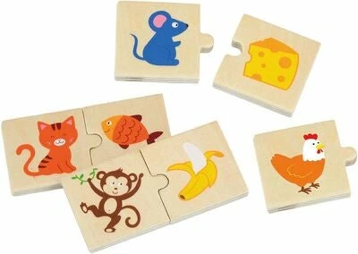 VIGA Puslespill Mat Dyrene 4 VIGA Puslespill Mat Dyrene - Bilde 2