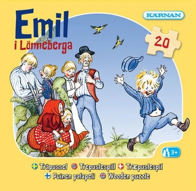 Emil I Lönneberga Kärnan Emil I Lønneberget Bokspuslespill I Tre 20 Biter 4 Emil I Lönneberga Kärnan Emil I Lønneberget Bokspuslespill I Tre 20 Biter - Bilde 2