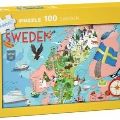 Egmont Kärnan Kärnan Puslespill Sverige 100 Brikker