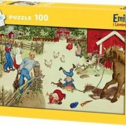Emil I Lönneberga Kärnan Emil I Lønneberget Puslespill 100 Brikker -jollyroom Salg 540019 1133 4b
