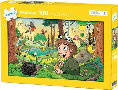Egmont Kärnan Kärnan Child Puzzle Skogsmulle, Multicolored 3 Egmont Kärnan Kärnan Child Puzzle Skogsmulle, Multicolored
