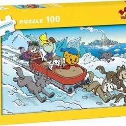 Bamse - Verdens Sterkeste Bjørn Kärnan Bamse Og Vulkanøya Puslespill 100 Brikker