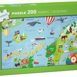 Egmont Kärnan Kärnan Puslespill Norden 200 Brikker