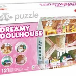 Tactic Puslespill 3D Puzzle Dukkehus