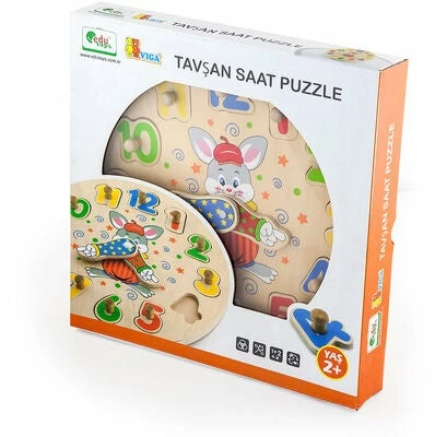 VIGA Puslespill Klokke 5 VIGA Puslespill Klokke - Bilde 3