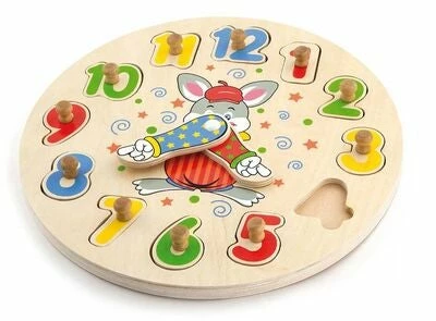 VIGA Puslespill Klokke 6 VIGA Puslespill Klokke - Bilde 4