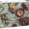 Tactic Puslespill Vintage Sea Map 1000 Brikker -jollyroom Salg 56756 1627 1