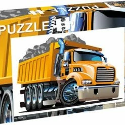 Tactic Puslespill Stor Lastebil, 56 Brikker