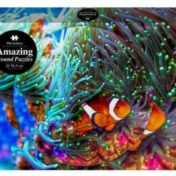 1play Amazing Round Puslespill Fisk, 500 Biter