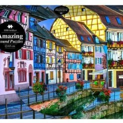 1play Amazing Round Puslespill Hus, 1000 Biter