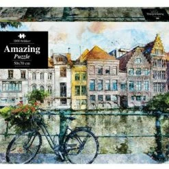 1play Amazing Sykkel Maleri Puslespill, 1000 Biter