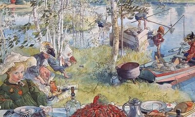 Egmont Kärnan Kärnan Carl Larsson Krepsfangst Puslespill 1000 Brikker 4 Egmont Kärnan Kärnan Carl Larsson Krepsfangst Puslespill 1000 Brikker - Bilde 2