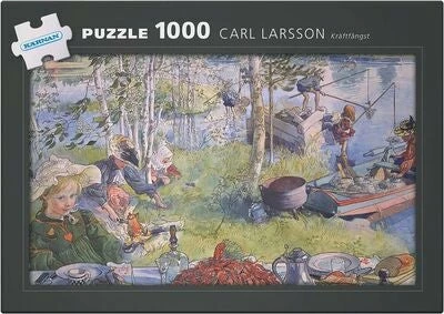 Egmont Kärnan Kärnan Carl Larsson Krepsfangst Puslespill 1000 Brikker 5 Egmont Kärnan Kärnan Carl Larsson Krepsfangst Puslespill 1000 Brikker - Bilde 3