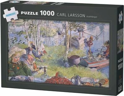 Egmont Kärnan Kärnan Carl Larsson Krepsfangst Puslespill 1000 Brikker 6 Egmont Kärnan Kärnan Carl Larsson Krepsfangst Puslespill 1000 Brikker - Bilde 4