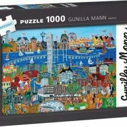 Egmont Kärnan Kärnan Gunilla Mann Malmø Puslespill 1000 Brikker