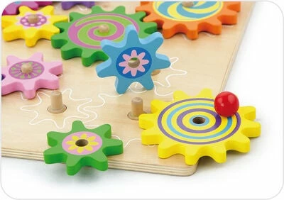 VIGA Puslespill, Tannhjul 4 VIGA Puslespill, Tannhjul - Bilde 2