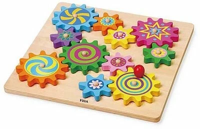 VIGA Puslespill, Tannhjul 8 VIGA Puslespill, Tannhjul - Bilde 6