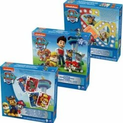 Paw Patrol Spill Og Puslespill 3-Pack