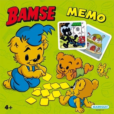 Bamse - Verdens Sterkeste Bjørn Bamse- Verdens Sterkeste Bjørn Spill, Memo 4 Bamse - Verdens Sterkeste Bjørn Bamse- Verdens Sterkeste Bjørn Spill, Memo - Bilde 2