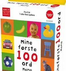 Egmont Mine Første 100 Ord Finn To Like Kortspill