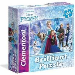 Disney Frozen Brilliant Puslespill, 104 Brikker