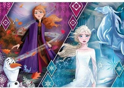 Disney Frozen Glitter Puslespill, 104 Brikker 4 Disney Frozen Glitter Puslespill, 104 Brikker - Bilde 2