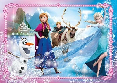 Disney Frozen Puslespill Med Diamanter, 104 Biter 4 Disney Frozen Puslespill Med Diamanter, 104 Biter - Bilde 2