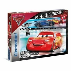 Disney Cars 3 Puslespill Piston Cup Champion Metallic 104 Brikker