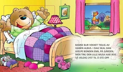 Norsk Fakta Forlag Bamse! På Bondegården 4 Norsk Fakta Forlag Bamse! På Bondegården - Bilde 2