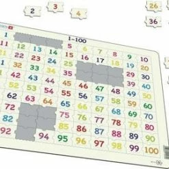 Larsen 1-100 Rammepuslespill 100 Brikker