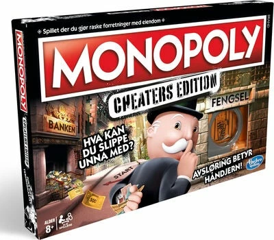 Hasbro Monopol Spill Cheaters Edition 4 Hasbro Monopol Spill Cheaters Edition - Bilde 2
