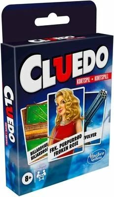 Hasbro Kortspill Classic Card Game Cluedo 3 Hasbro Kortspill Classic Card Game Cluedo