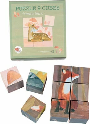 Egmont Toys EgmontToys Kubepuslespill Skogen 3 Egmont Toys EgmontToys Kubepuslespill Skogen