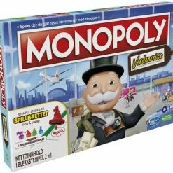 Hasbro Monopol Travel World Tour Brettspill -jollyroom Salg F4007107 2965 4a
