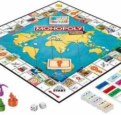Hasbro Monopol Travel World Tour Brettspill -jollyroom Salg F4007107 2965 4b