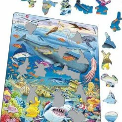 Larsen Marint Liv I Stillehavet Rammepuslespill 66 Brikker