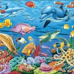 Larsen Marint Liv I Et Korallrev Rammepuslespill 35 Brikker -jollyroom Salg FH29 ZZ 3866 2