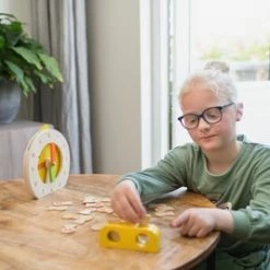 BS Toys Clock Barnespill, Flerfarget -jollyroom Salg GA407 4031 3a