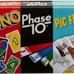 Mattel Spill 3-i-1 UNO, Phase Og Pic Flip