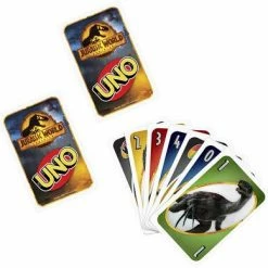 Mattel UNO Jurassic World 3 Kortspill 9 Mattel UNO Jurassic World 3 Kortspill -jollyroom Salg GXD72 3226 4a