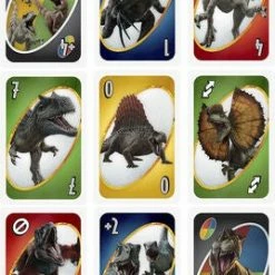 Mattel UNO Jurassic World 3 Kortspill 10 Mattel UNO Jurassic World 3 Kortspill -jollyroom Salg GXD72 3226 4b